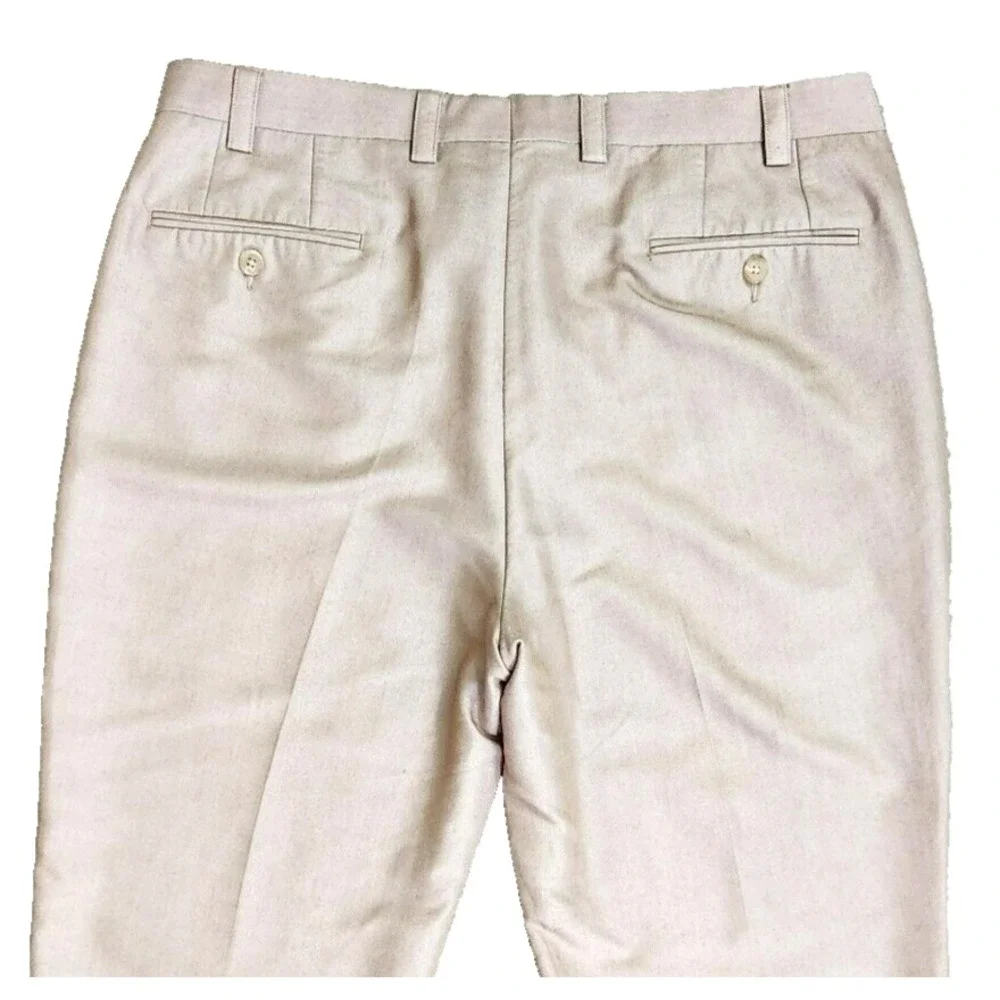 Lauren Ralph Lauren Dress Pants Men's 36x32 (Fits 36x30) Beige Straight Leg